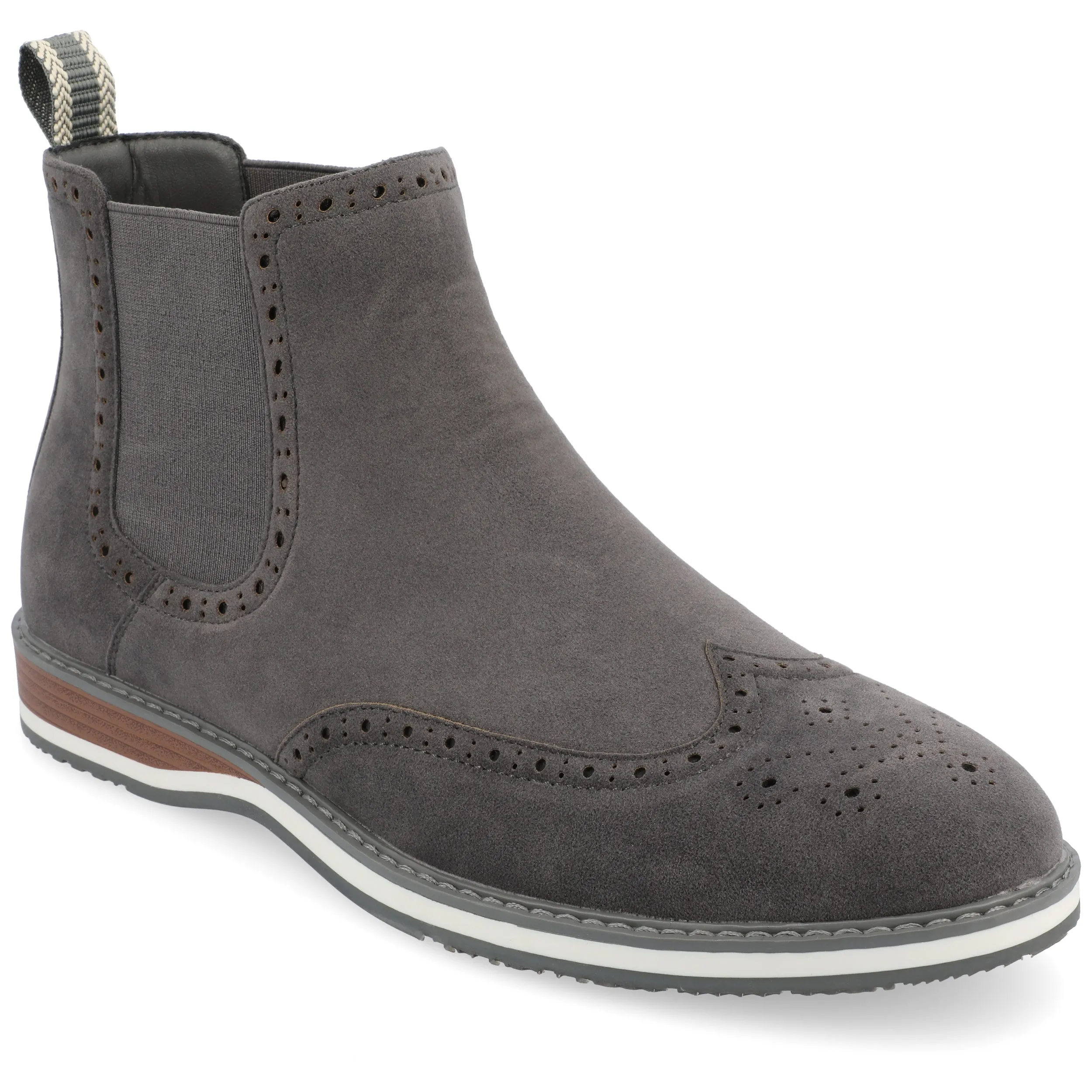Neutral Style Smooth Design Vance Co. Thorpe Wingtip Chelsea Boot