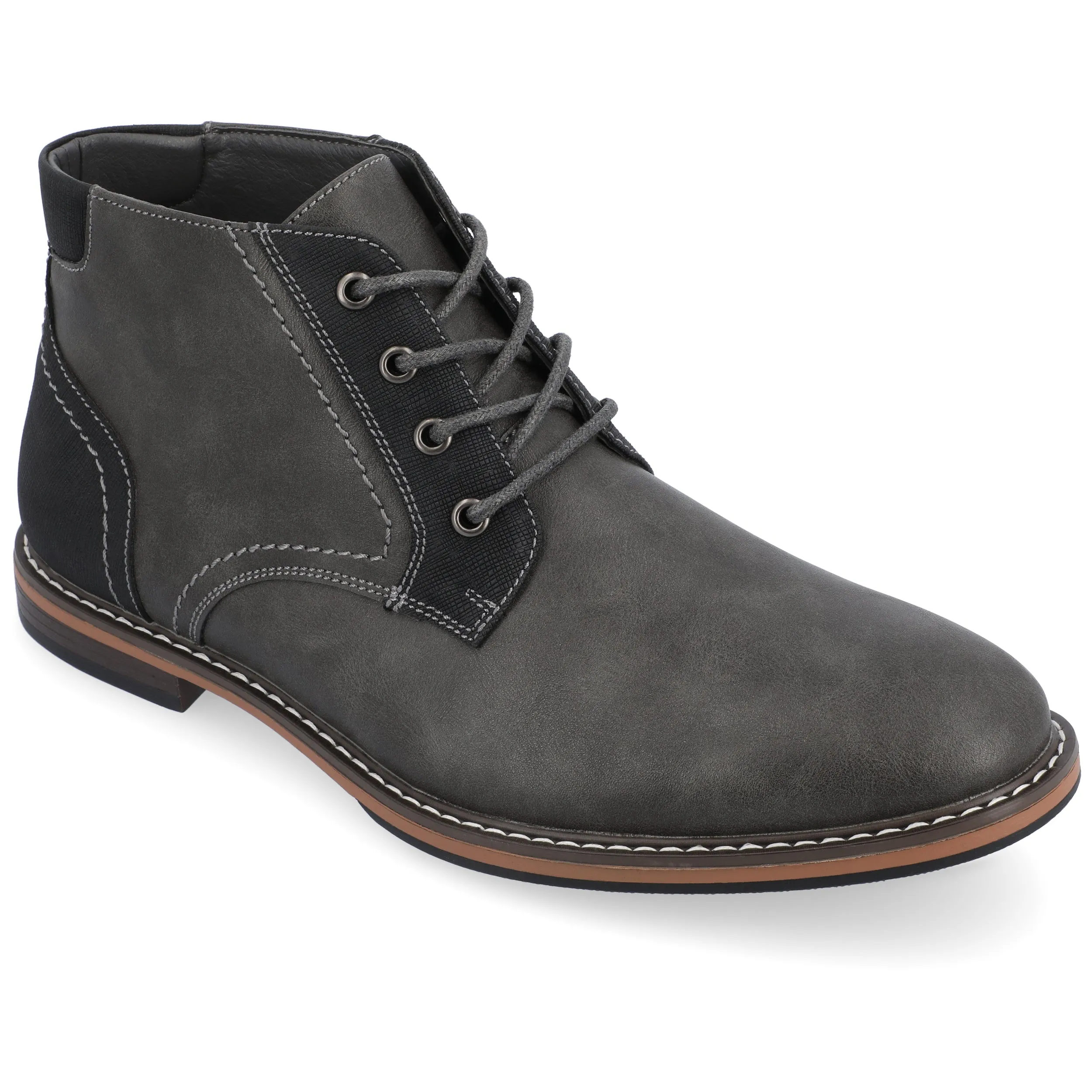 Vance Franco Plain Toe Chukka Boot Air Flow Shoes Resilient Midsole
