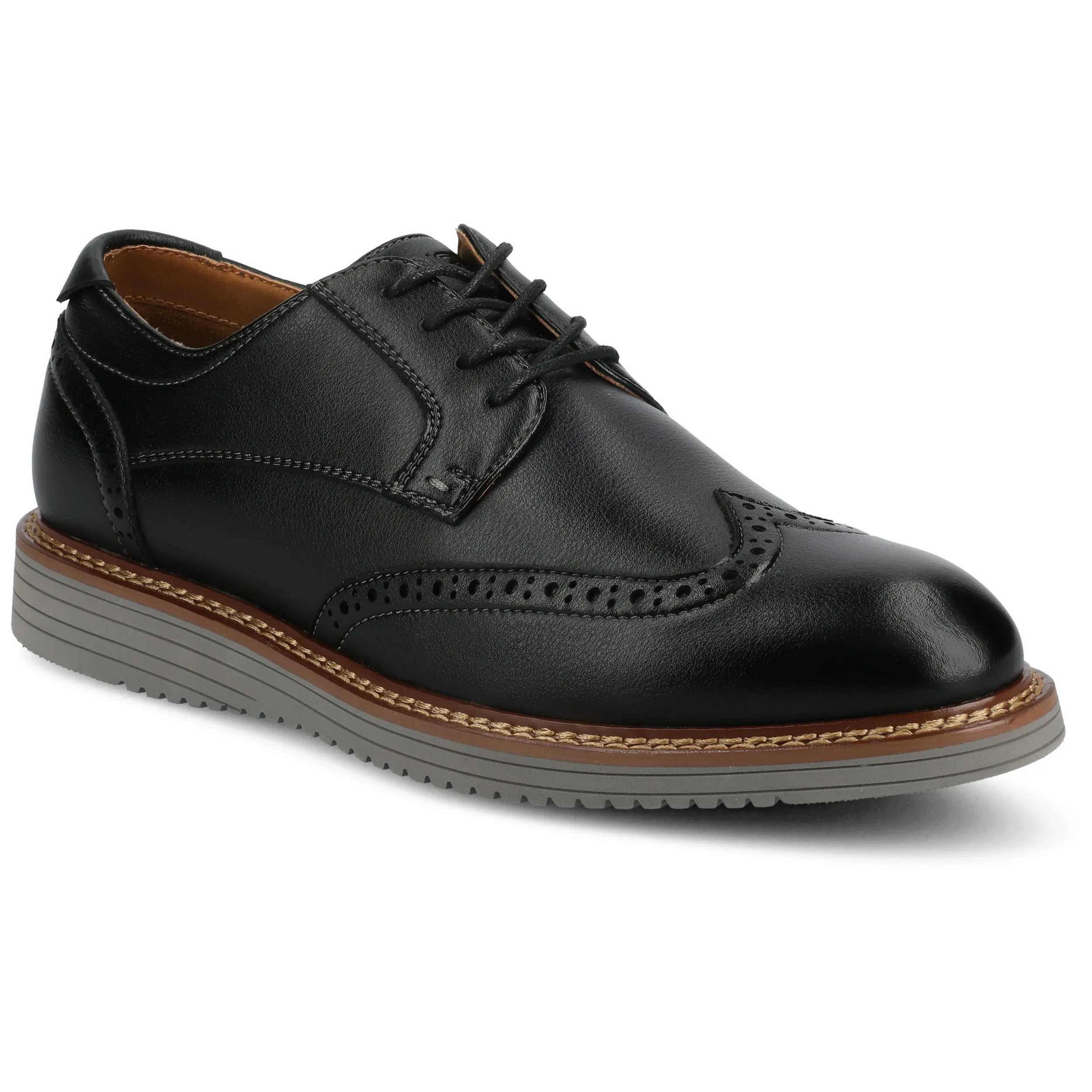 Vance Lorenzo Wingtip Hybrid Casual Dress Shoe Evening Out