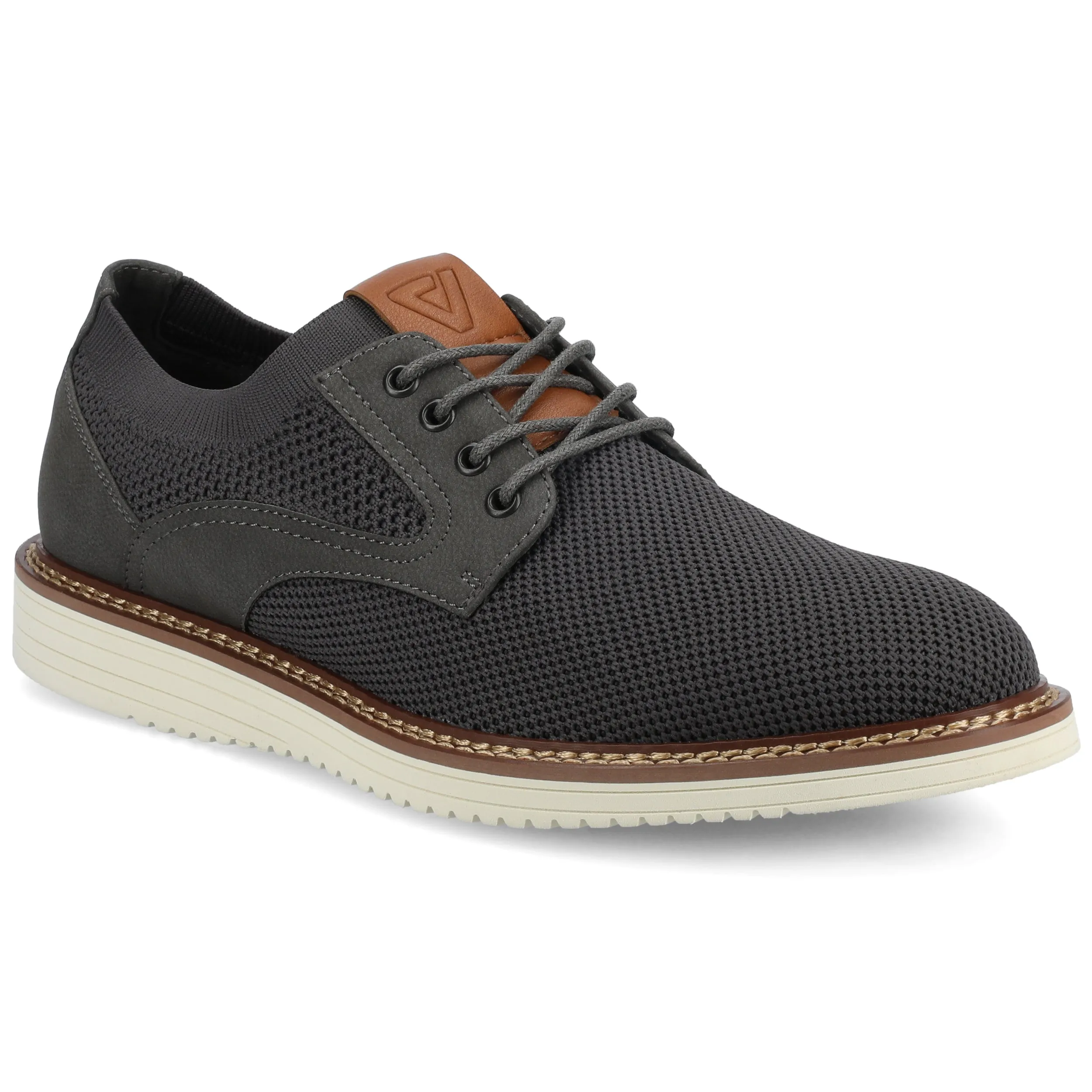 Fast Pair Height Boost Vance Merrick Casual Knit Hybrid Dress Shoe