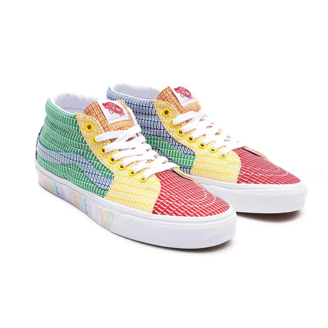 Vans - Unisex Pride Sk8-Mid Shoes (3WM33WJ) Reflective details Ultimate Stability