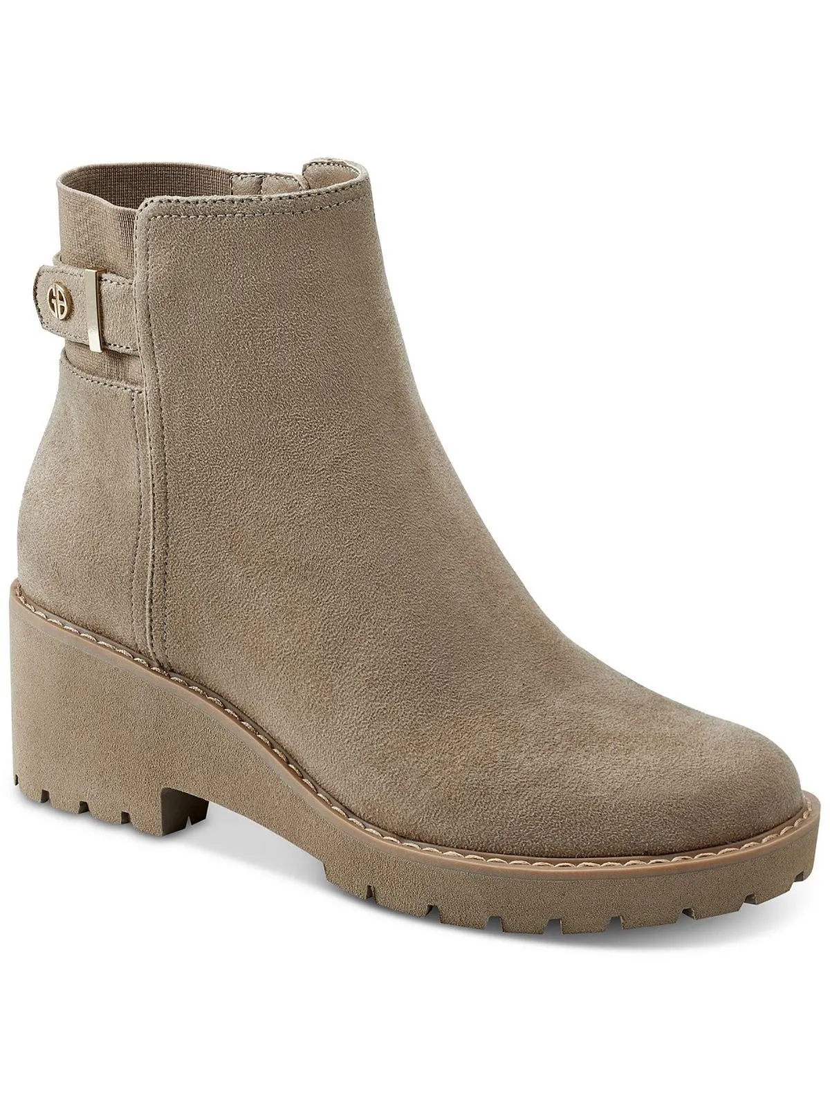 Padded Interior Rainy Day Commuter Veda Womens Faux Suede Ankle Booties