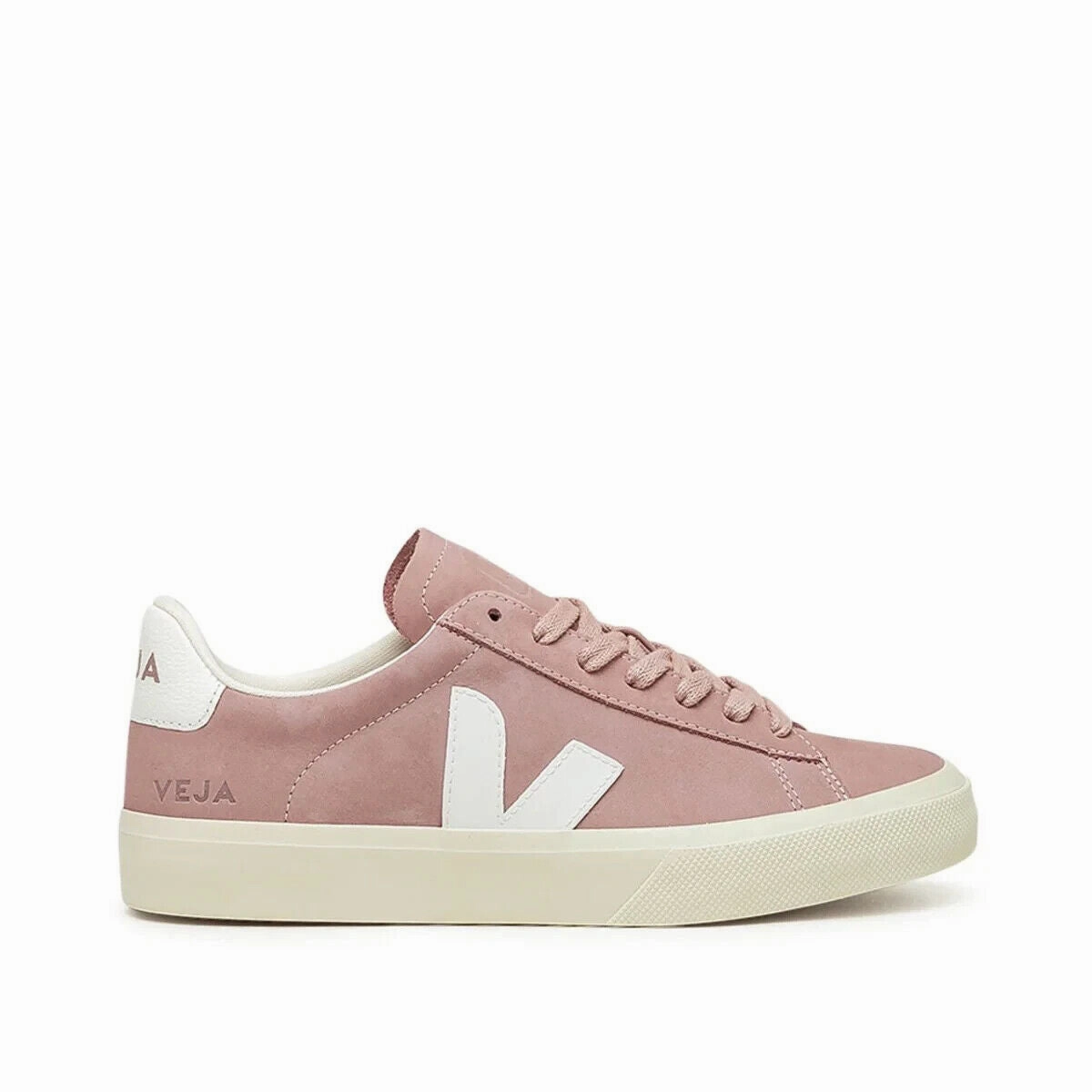 Veja Campo CP132683A Sneaker Women's Pink Nubuck Lifestyle Casual Shoes EEE246 Reactive Transition Tech running in a basketball court area shoes