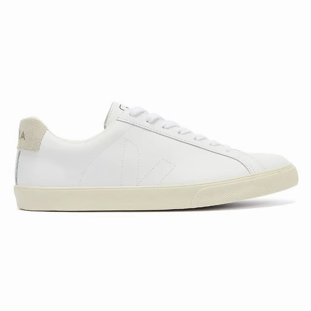 Veja Esplar Sneakers Women's  Extra White Leather Lace Up Shoes EEE238 moisture - wicking - technology shoes patterned - design shoes