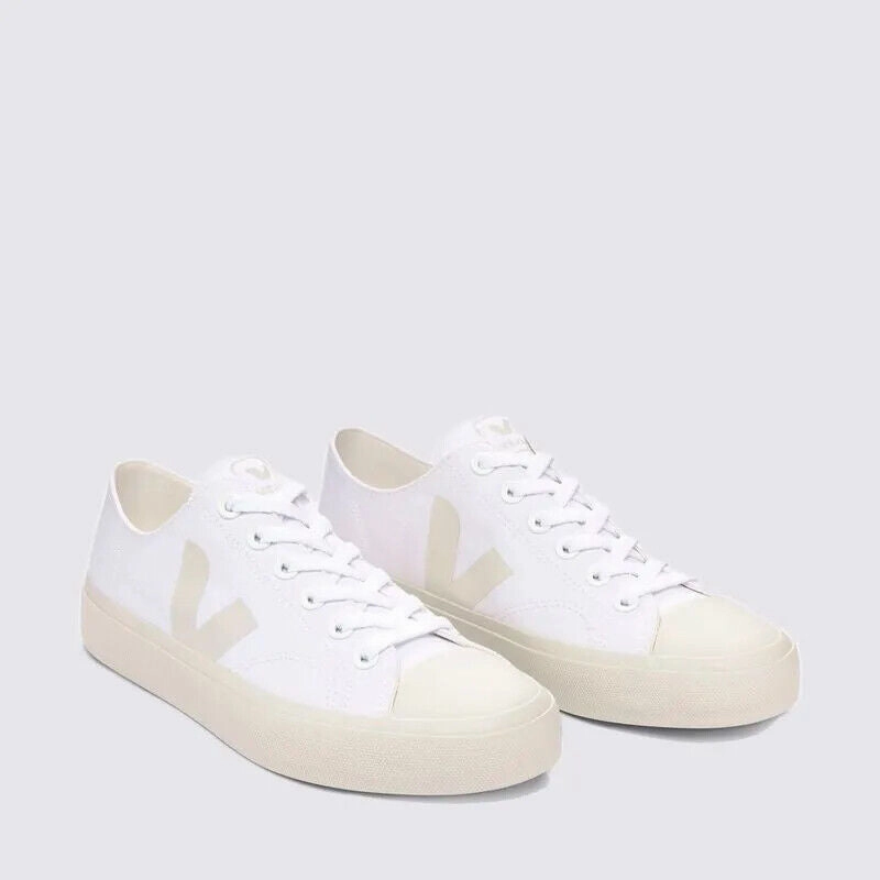 Veja Wata II Low PL0101401A Sneakers Women's White Pierre Canvas Comfort Shoes Proprioception Enhancing Design