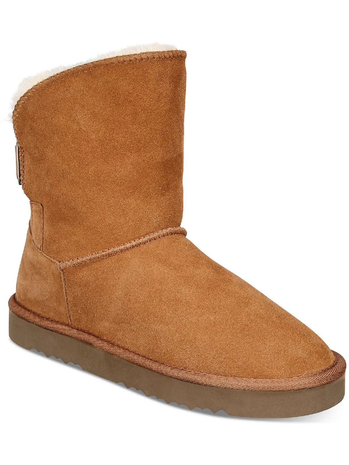 Breathable Windy Weather Teenyy Womens Suede Pull On Ankle Boots