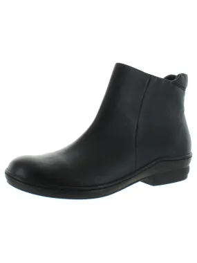 Non Toxic Materials Simplicity Womens Leather Zip-Up Ankle Boots