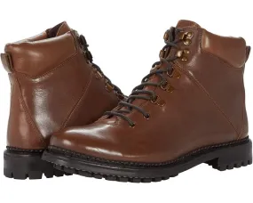 Durable Shell Weekend Camping Rain Proof Anthony Veer Rockefeller Mens   Brown Leather Lace-Up Hiking Boots JOBB1792