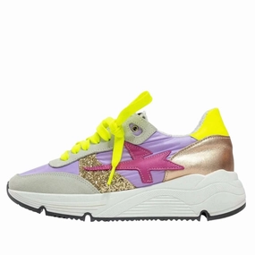 Rockered Sole split - sole shoes Women's Lightning Strike Tennis Shoe In Lilac Multi