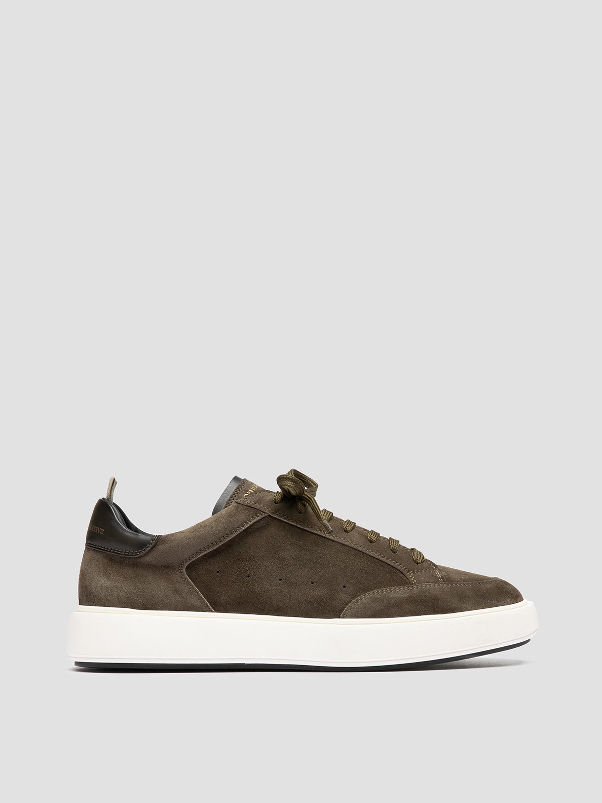 SEQUEL 002 - Green Suede and Leather Low Top Sneakers Smart Motion