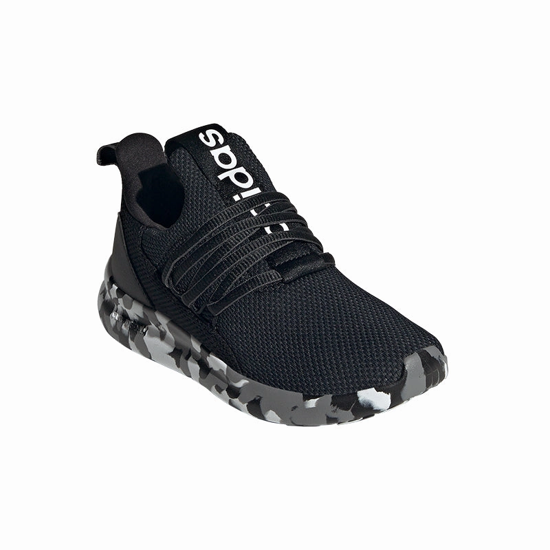Kid's Preschool Lite Racer Adapt 7.0 Black/Black/Grey Energy Rush Compact Fit