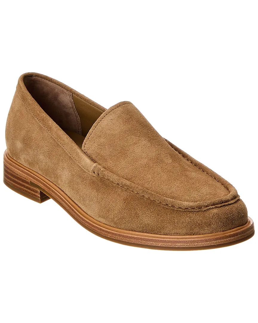 Midsole Shockproof Slip On Day Out Shoes Vince Rafael Suede Loafer