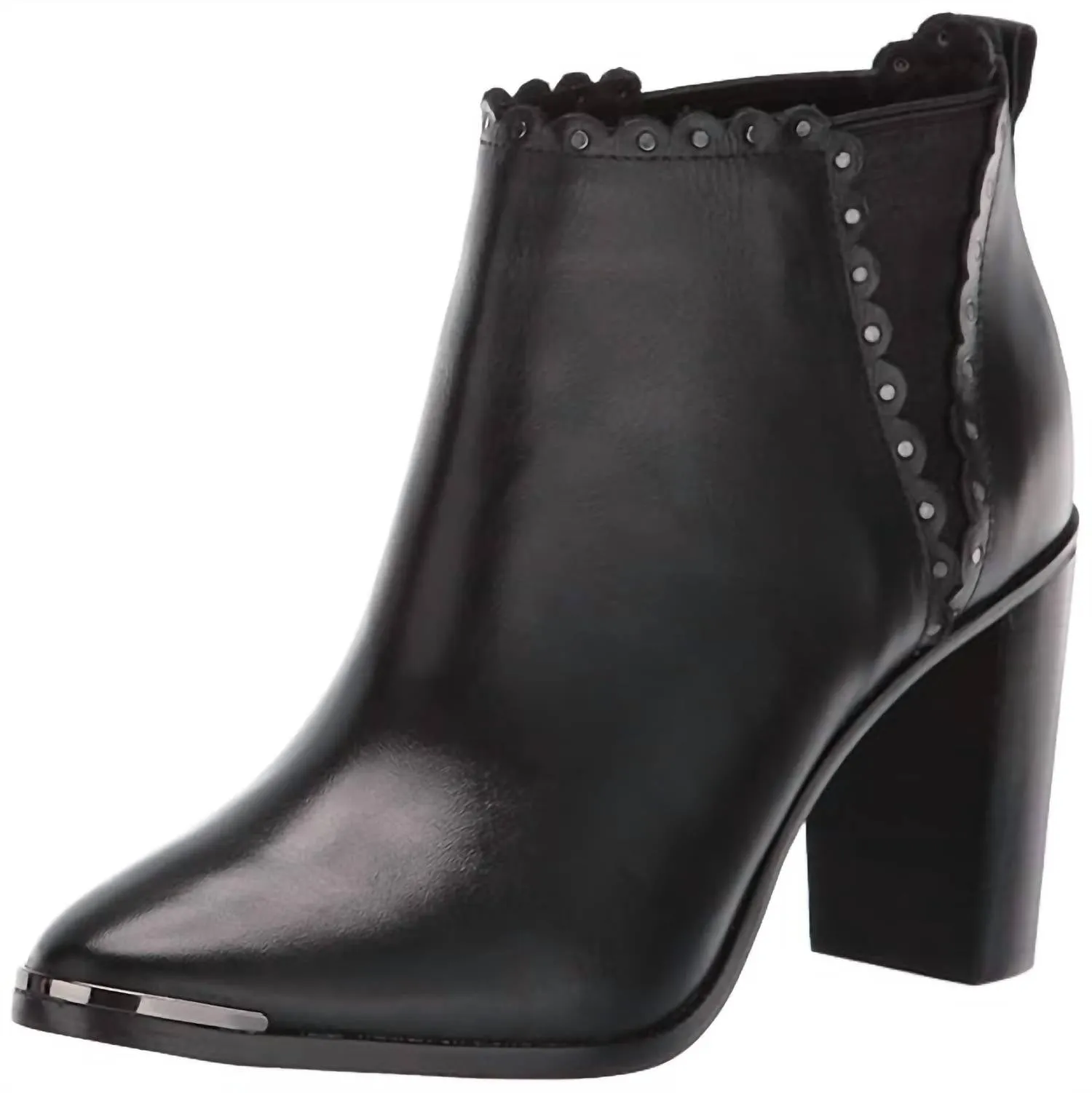 Women's Nurelyl Heeled Bootie In Black Durable Shell Hiking Trails