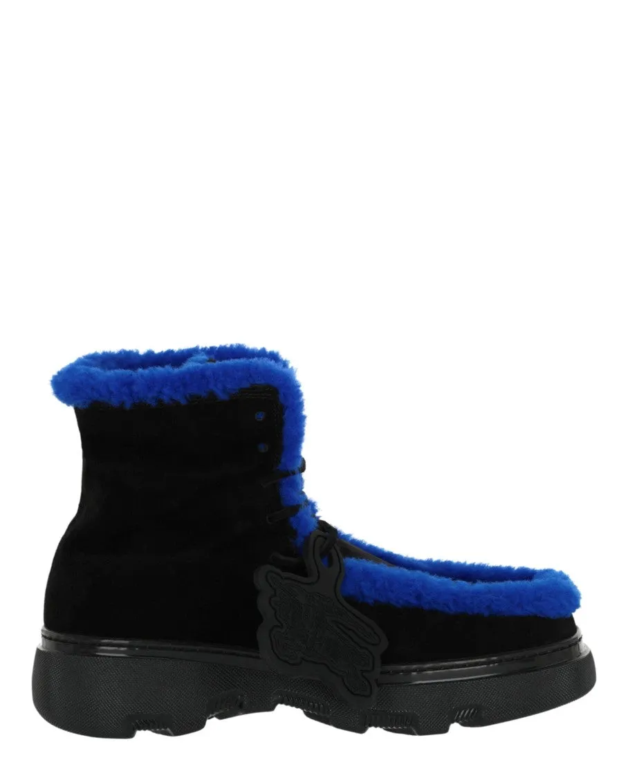 Airport Look Lightweight Construction Creeper Shearling Boots