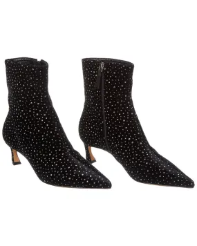 Insulated Cold Climate Vintage Alexandre Birman Myra 50 Velvet Bootie