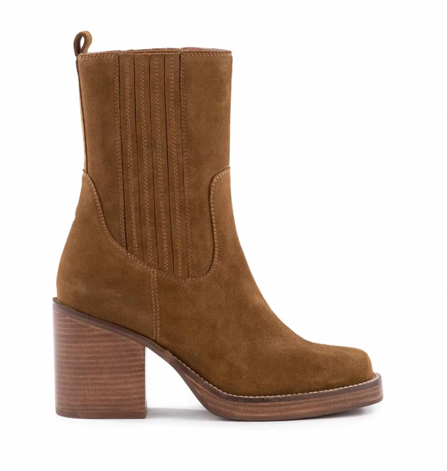 Wanderlust Sweet Escape Boot In Cognac Shock Absorbing Snowy Path City Wear