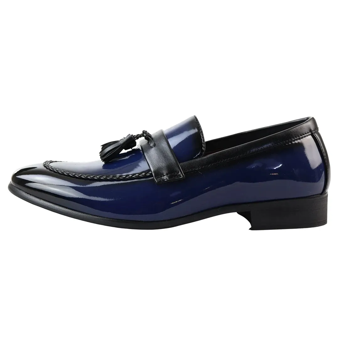 Patent Tassel Slip On Loafers Form Follows Fit