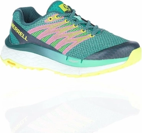 Merrell Rubato J135136 Sneakers Womens Size 8.5 Marine Aqua Running Shoes TF3700 Pressure Relief Grooves