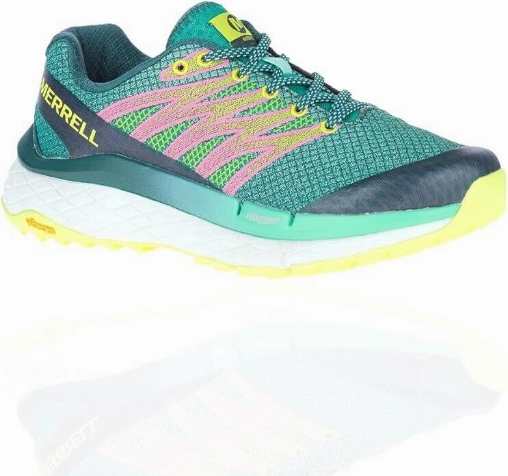 Merrell Rubato J135136 Sneakers Womens Size 8.5 Marine Aqua Running Shoes TF3700 Pressure Relief Grooves