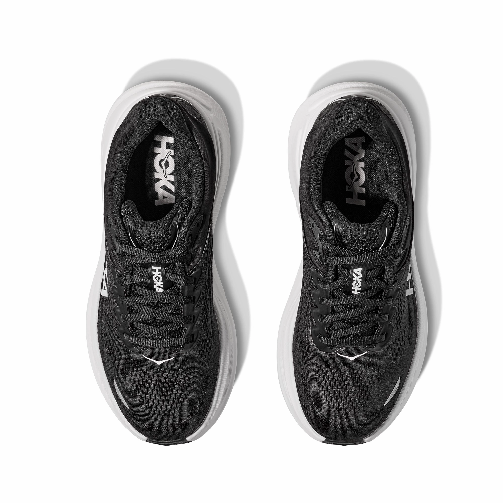 Hoka Mens Bondi 9 Shoes anaerobic running gear Stretchable Mesh