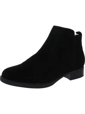 Larime Womens Zipper Ankle Booties Flex Groove Design sweat-wicking