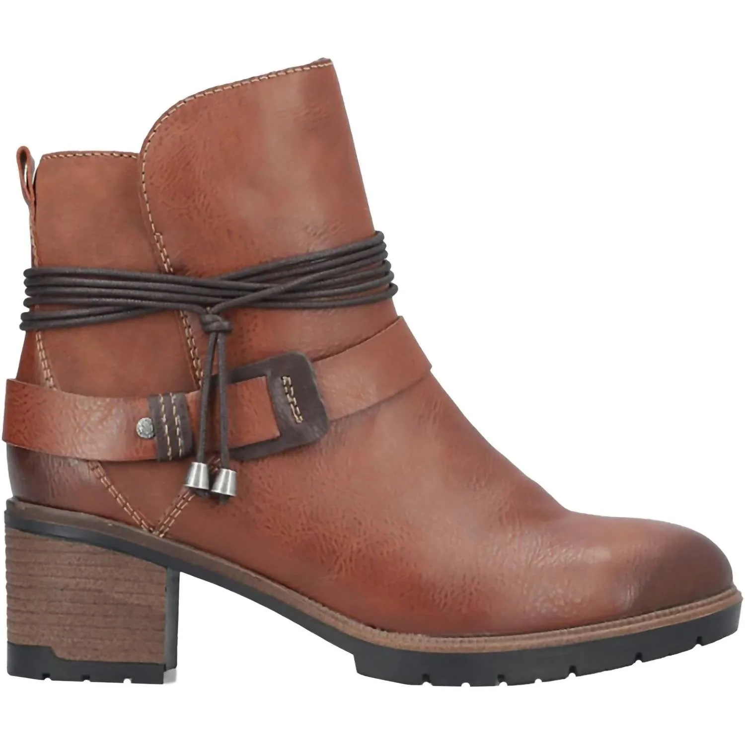 Women's Kylie 80 Ankle Boots In Muskat/brandy/havanna Cushioned Step Windy Weather Tough Grip