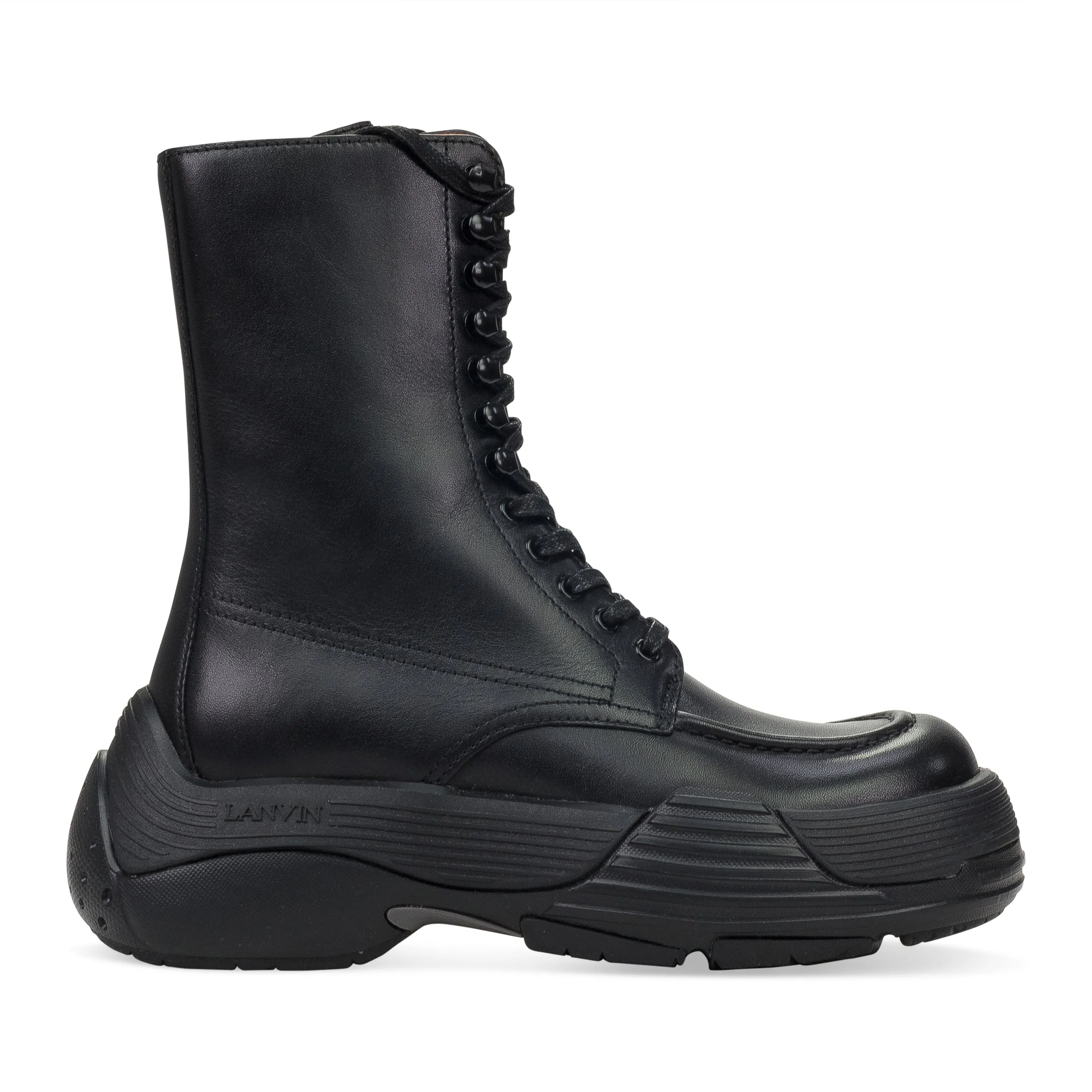 BLACK/BLACK BOTTES FLASH-X A LACETS BOOTS Mud Friendly