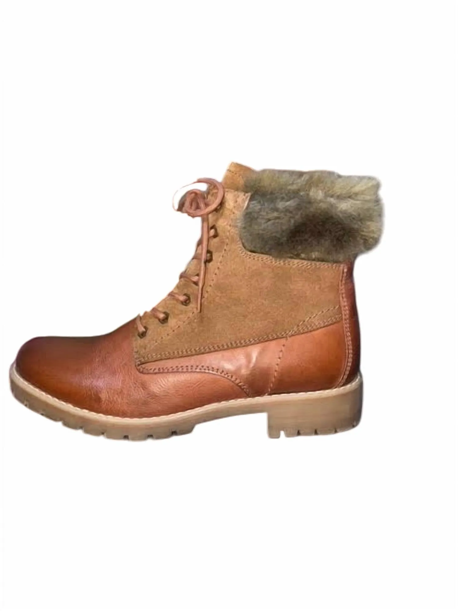 Women's Utah Booties In Cognac Anti-slip