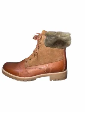 Women's Utah Booties In Cognac Anti-slip