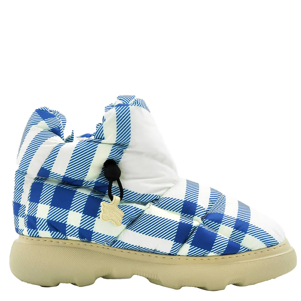Burberry Check Pillow Drawstring Boots Winter Fashion Well   Made