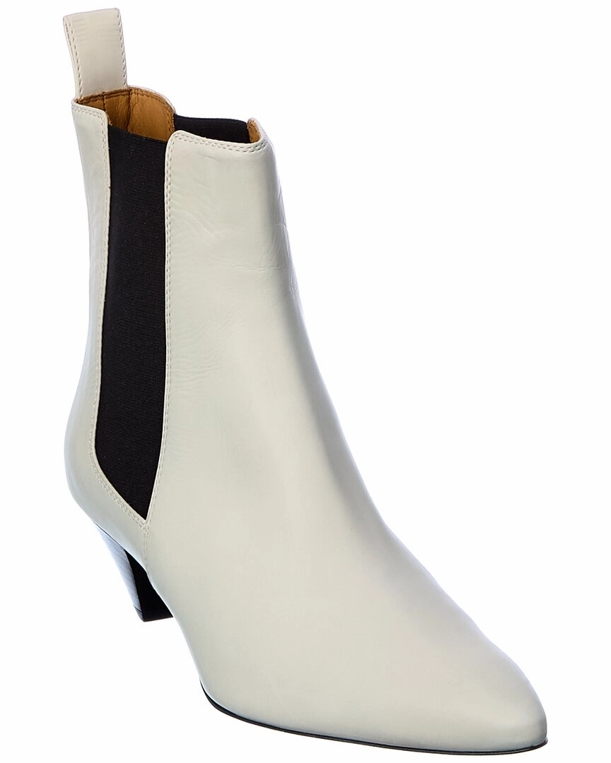 Isabel Marant Ister Leather Bootie Comfort Lining Stylish Explorer Clean Finish