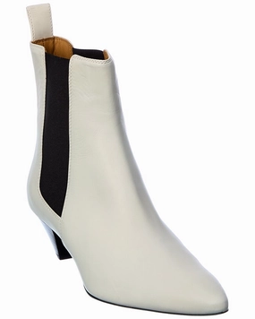 Isabel Marant Ister Leather Bootie Roll Up Quick Lace System