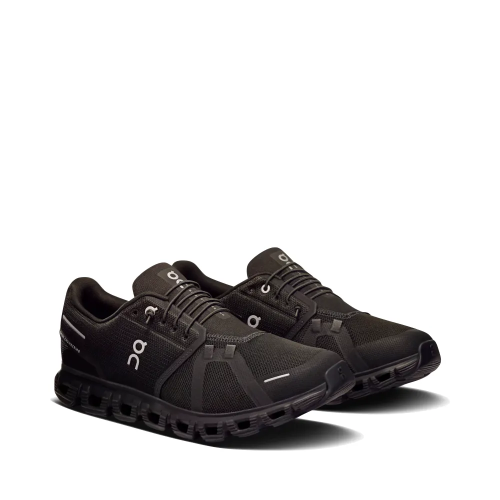 Thermal Molded Midsole Relax Motion On Men's Cloud 6 Sneaker in Black/Black