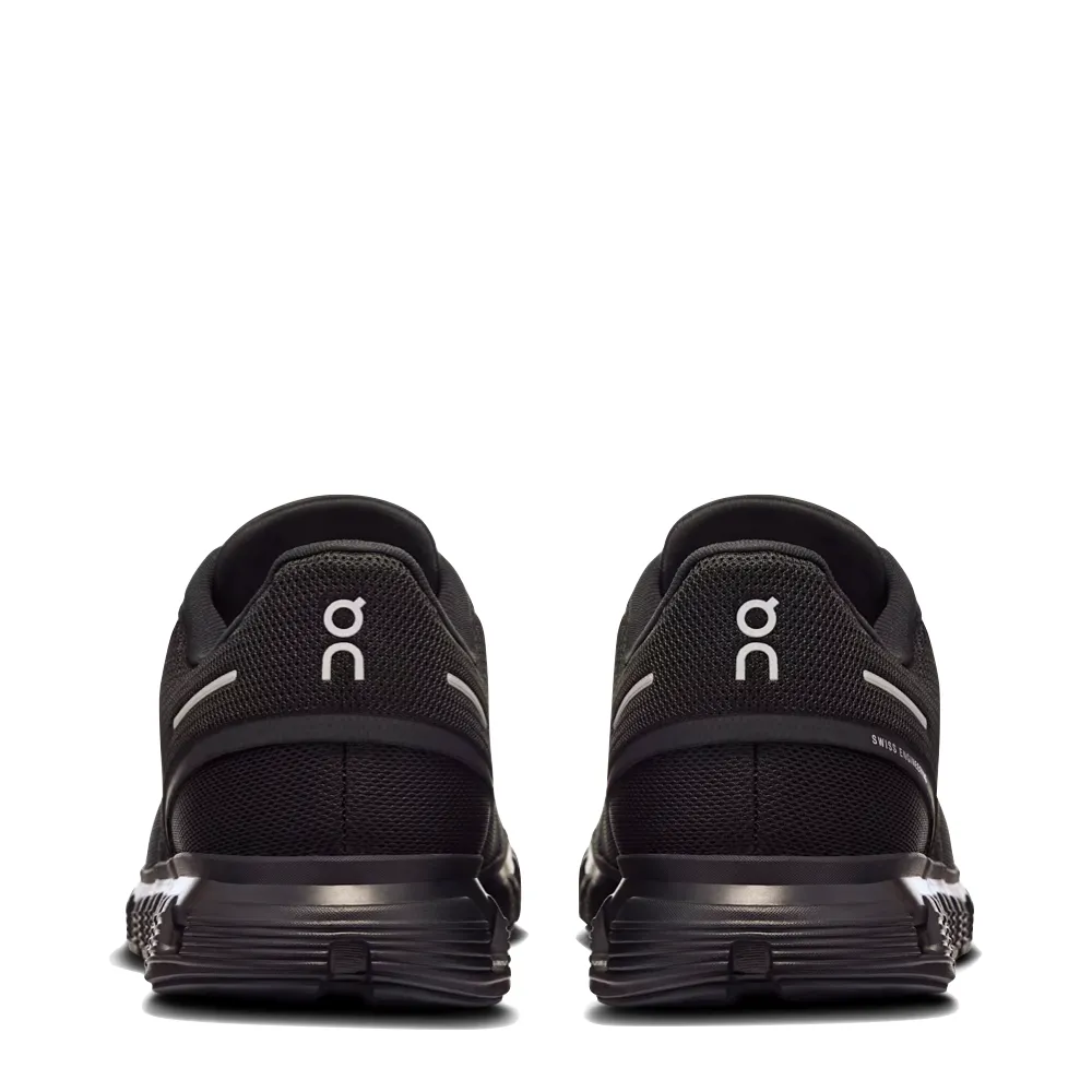 Ultimate Ease On Men's Cloud 6 Sneaker in Black/Black