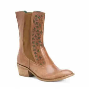Women Malaysia Boots In Almond Hd Washed work mode