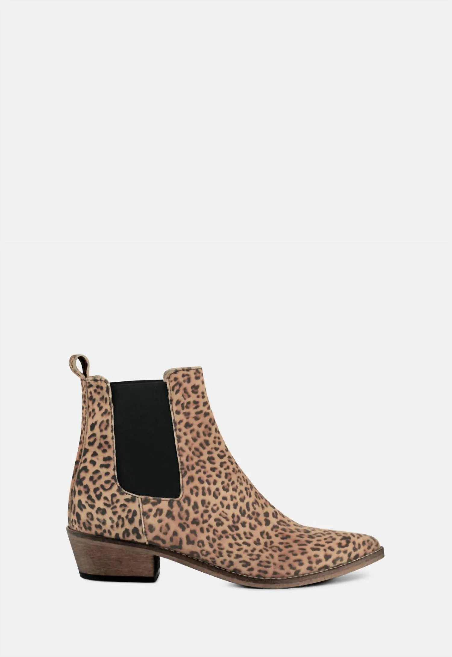 Women's Stella Leopard Boot In Beige Breathable Uppers