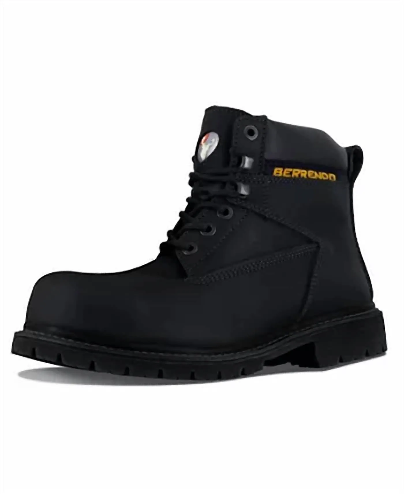 Insulated Comfort Trail Strength 6?? Steel Toe Work Boots In Black