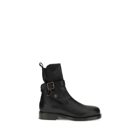 Burberry Buckle Ankle Men's Boots Anti Fatigue Technology