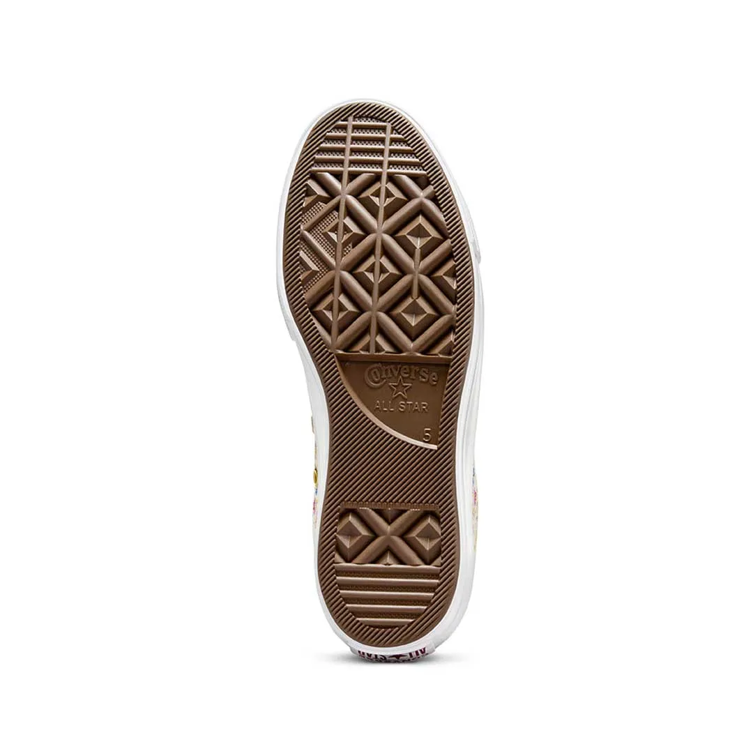 Converse - Women's Chuck Taylor All Star Lift Platform Free Spirit Florals High Top Shoes (A12050C) Stable Structure Gradient Density