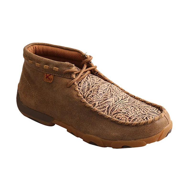 Women's Chukka Driving Moc Bomber/Nude Print Smart Design