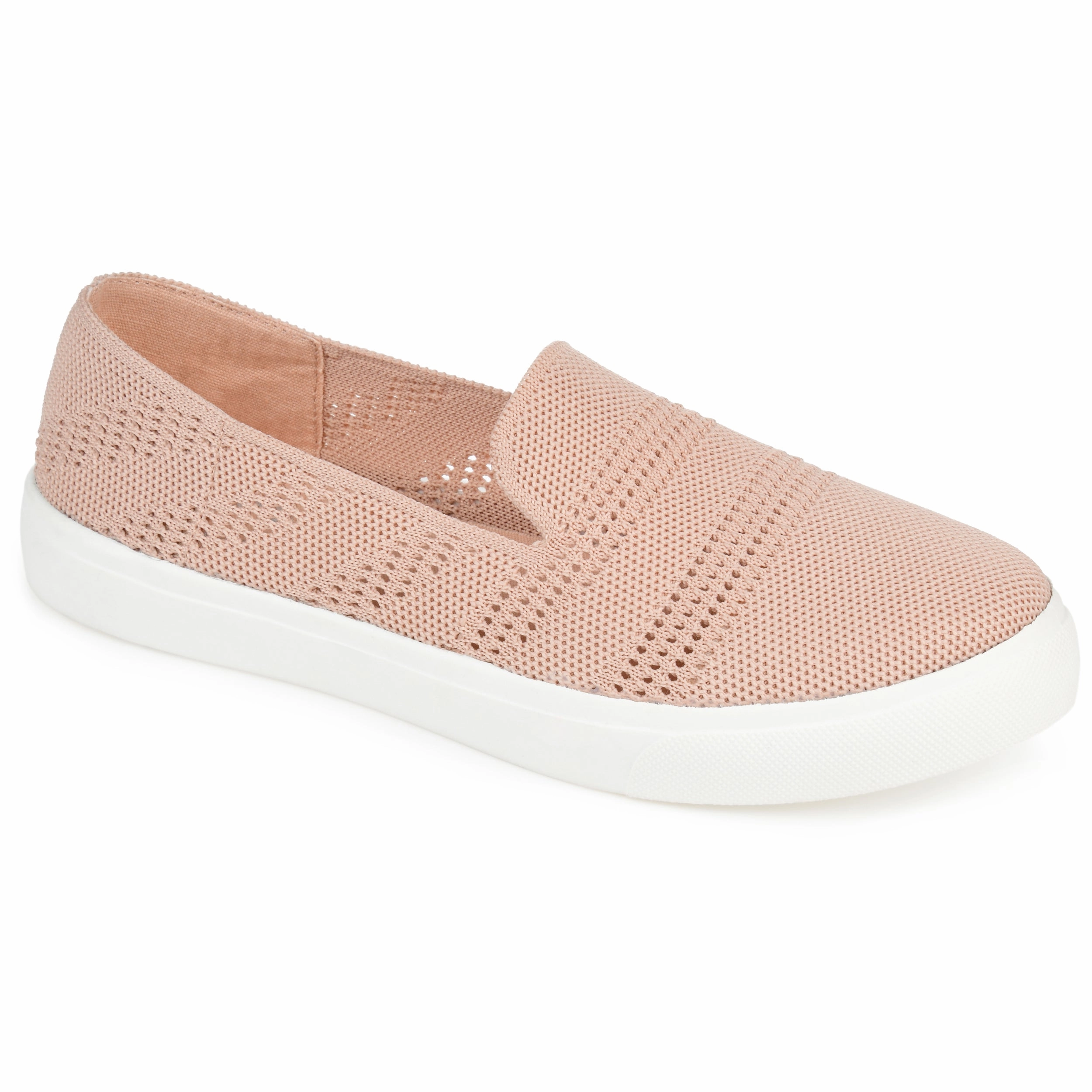Shock Cushion adaptable design shoes Journee Collection Womens Meika Round Toe Slip On Sneakers