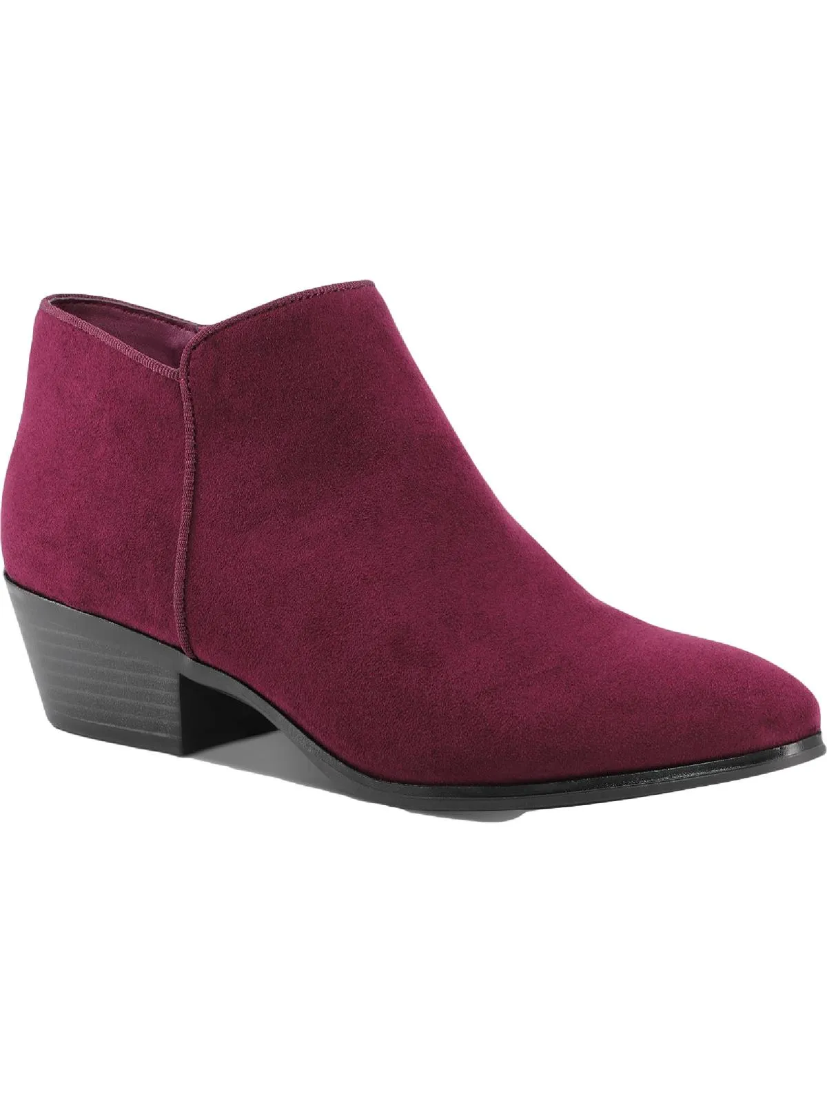 Polyester Lace-Up Style Wileyy  Womens Faux Suede Comfort Booties