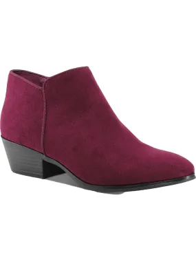 Polyester Lace-Up Style Wileyy  Womens Faux Suede Comfort Booties