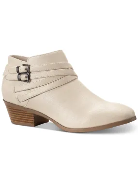 Insulated Cold Climate Willow Womens Microfiber Block Heel Ankle Boots