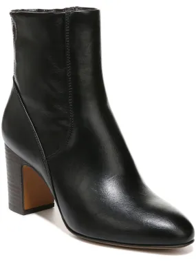 Resistant to wear Ponte Womens Faux Leather Ankle Booties