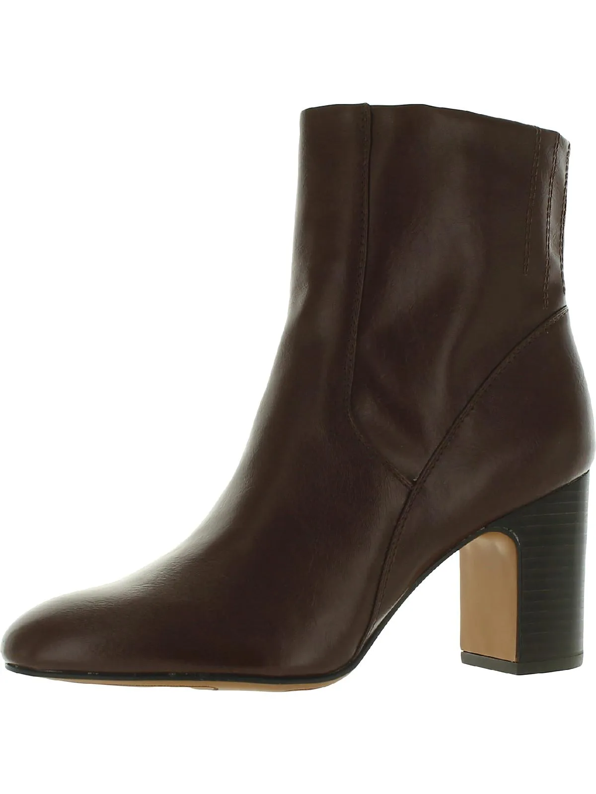 Ponte Womens Faux Leather Ankle Booties Ready Use