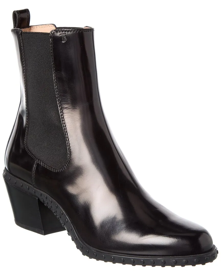 TOD??s Leather Bootie Quick Drying Rural Traveler