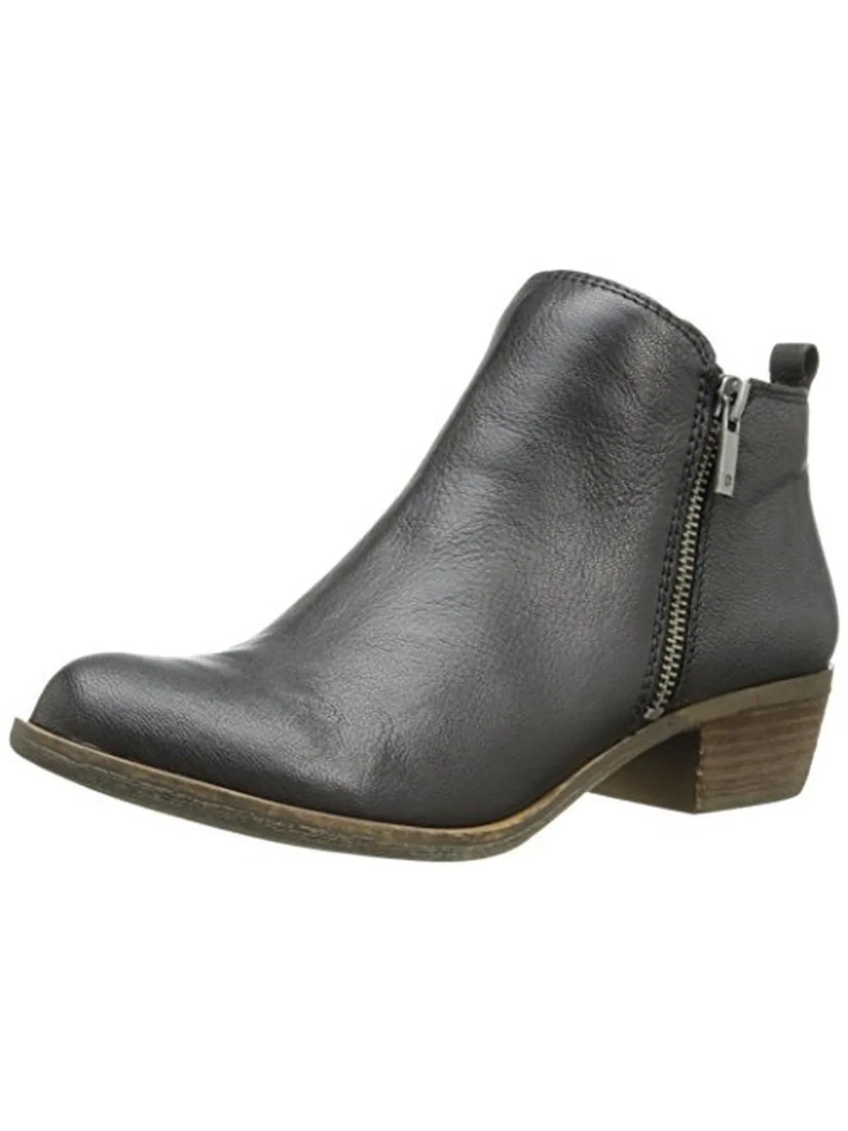 Zip Fast Basel Womens Textured Ankle Boots