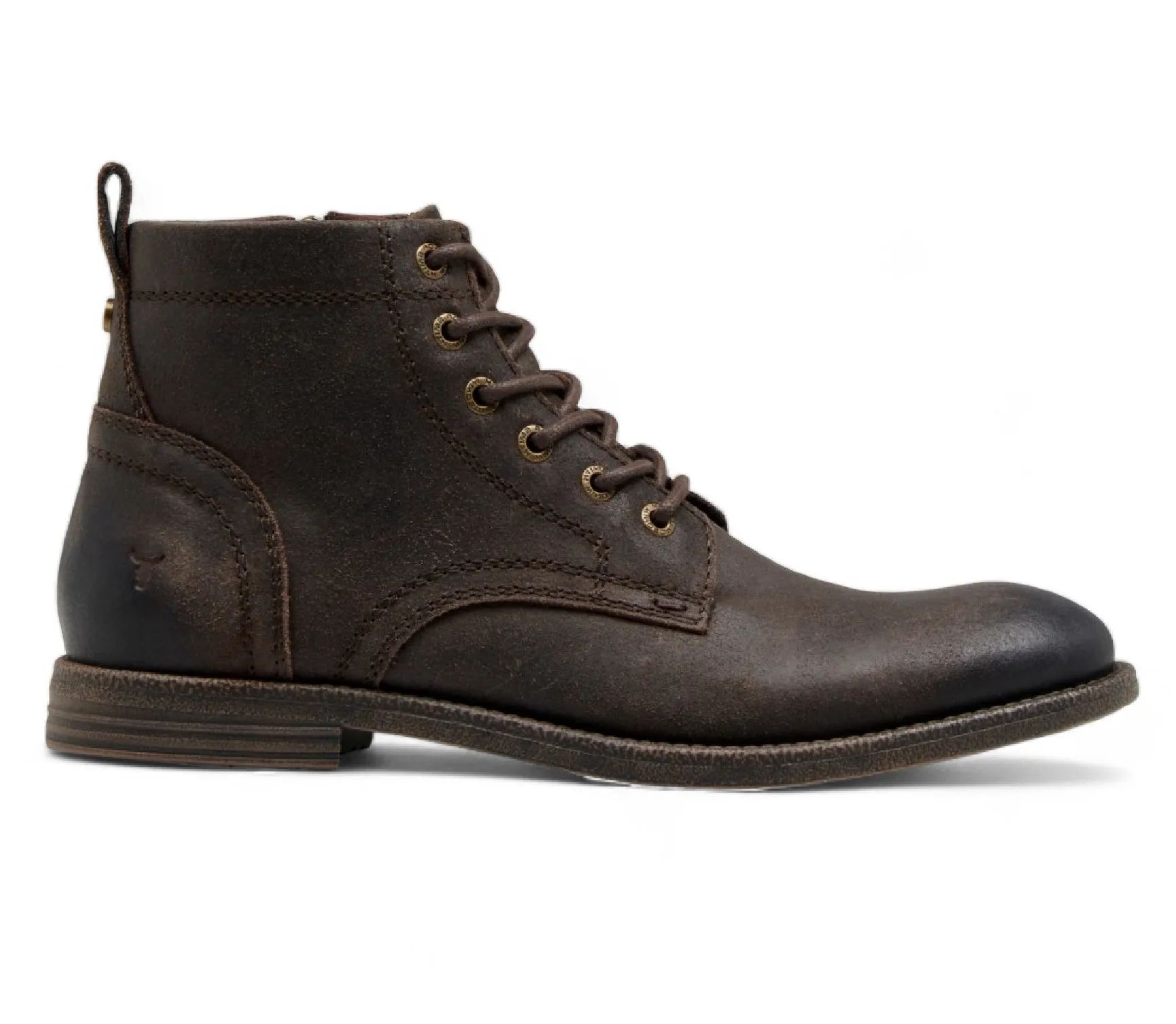 Windsorsmith Brown Leather Casual Desert Boots - Sebastien Smooth Surface