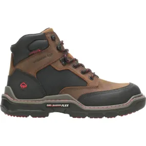 Men's Raider Durashocks Heavy Duty Carbonmax 6" Boot In Brown Quick Drying Hiking Trails